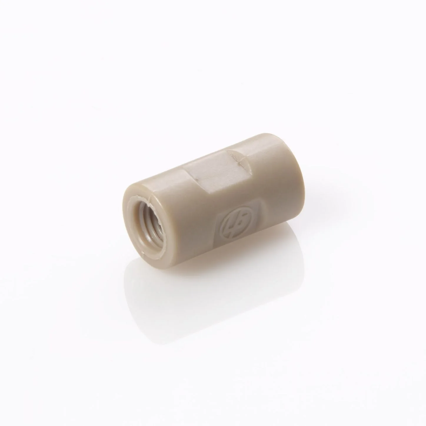 Connector Union PEEK™ 0.020 (0.50mm) Thru-Hole with 1/4-28 Ports (Union Body Only)