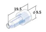 FLOM 1/16" Flat Seal Plug, PP, 10/pk