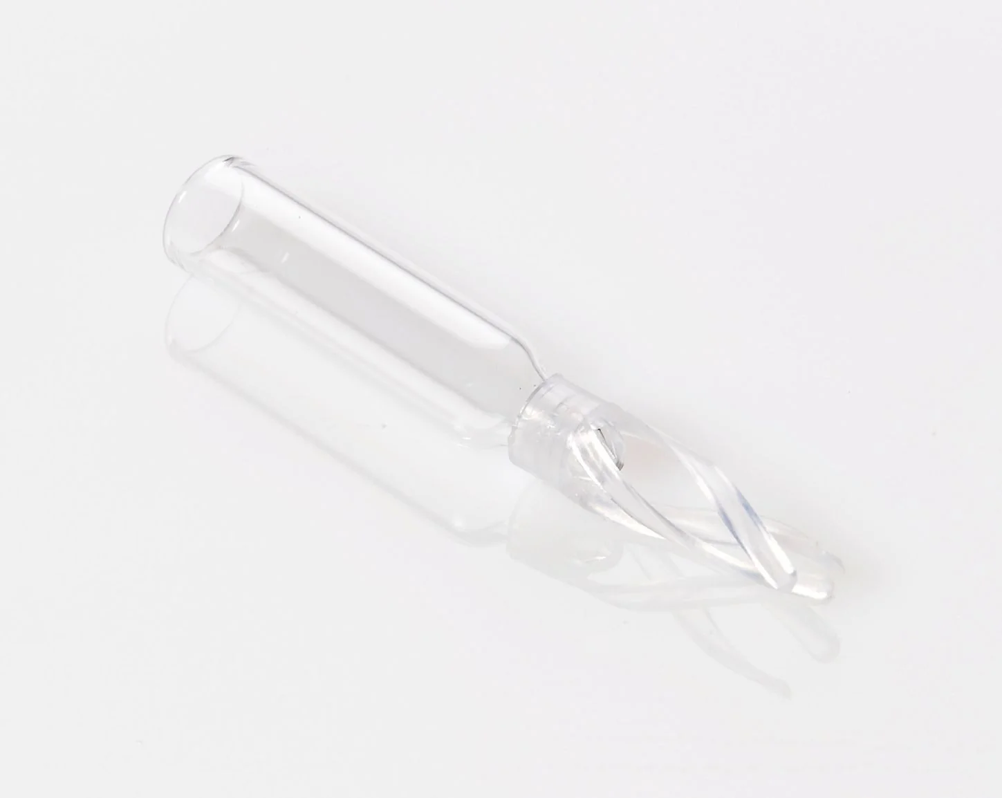 Insert 50-200uL Clear Glass Bottom Spring (6x25mm) Wide Mouth, 100/pk