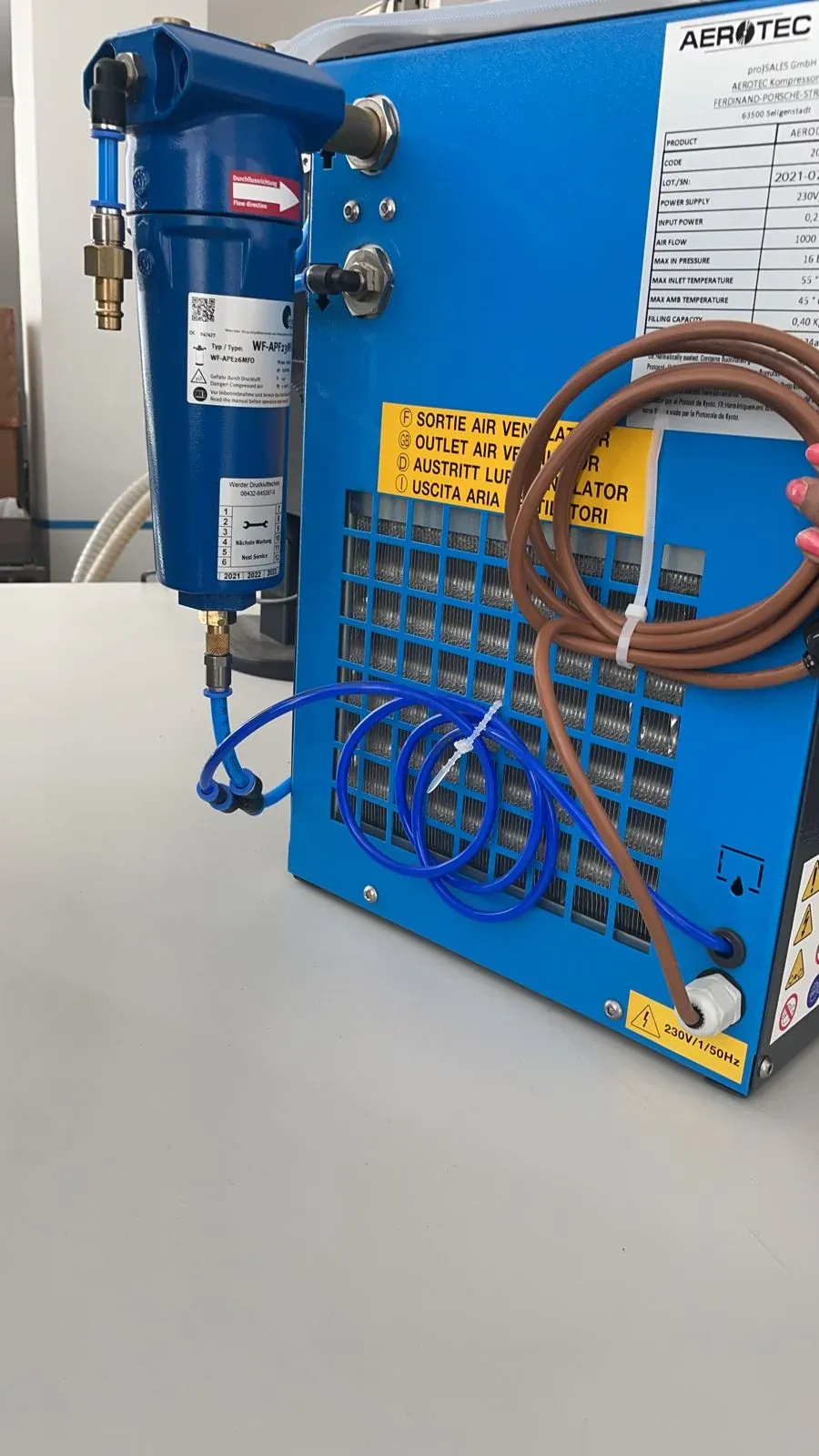 Automatischer Druckluftaufbereiter