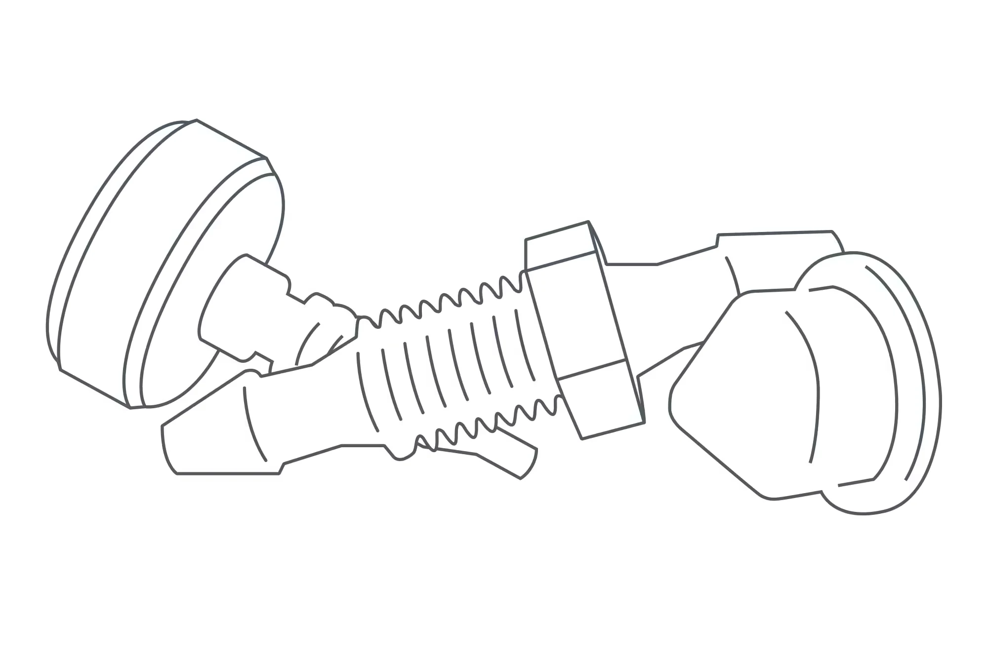 Waters 2.1 mm Cartridge End Connector Kit