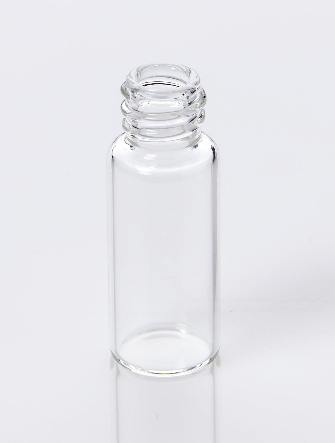 Vial 2mL (0.5 Dram) Clear Glass (12x32mm) Standard Mouth 8-425 Screw, 100/pk