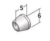 FLOM 1/8” Ferrule, SS, 10/pk