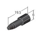 FLOM 1/16” Single Lock Fitting P, PEEK, 10/pk