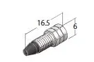 FLOM 1/16" Single Lock Fitting S, SUS316/PEEK