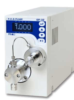 FLOM Single Plunger Pump (with Pressure Sensor) STEEL 2.5 mL/min.