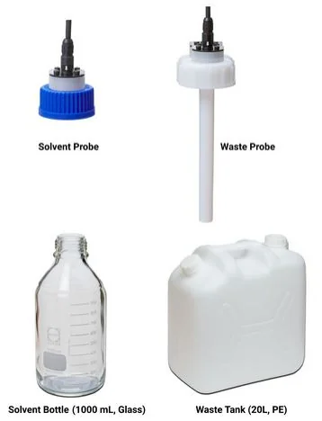 Sonic Reservoir Sensor, Main Unit, 3 Kanäle für 1L Lösungsmittelflasche und/oder beliebige Abfallbehälter