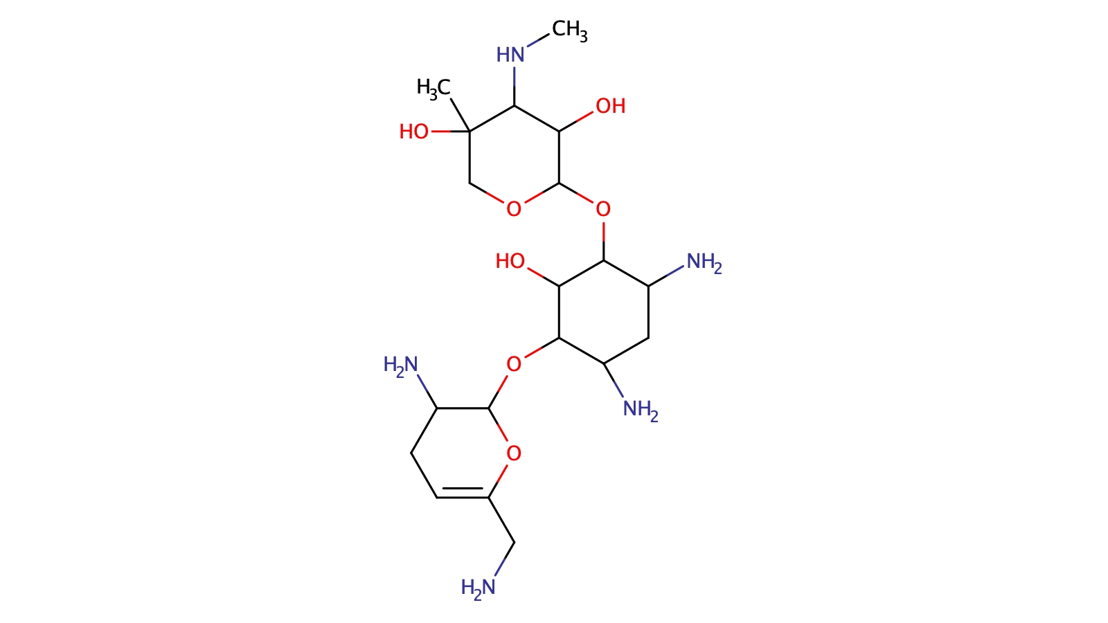 Ring C from Gentamicin Sulphate Complex C