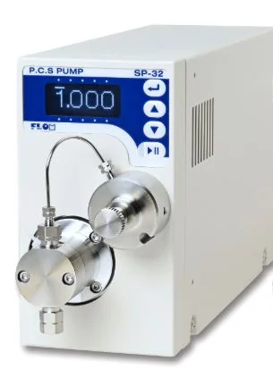 FLOM Single Plunger Pump (with Pressure Sensor) STEEL 50 mL/min.